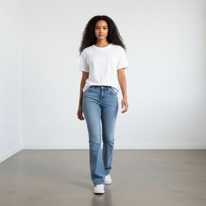 Red Label London Women's Rose Royce Premium Shelby Bootcut Bling Butt Size 32‎